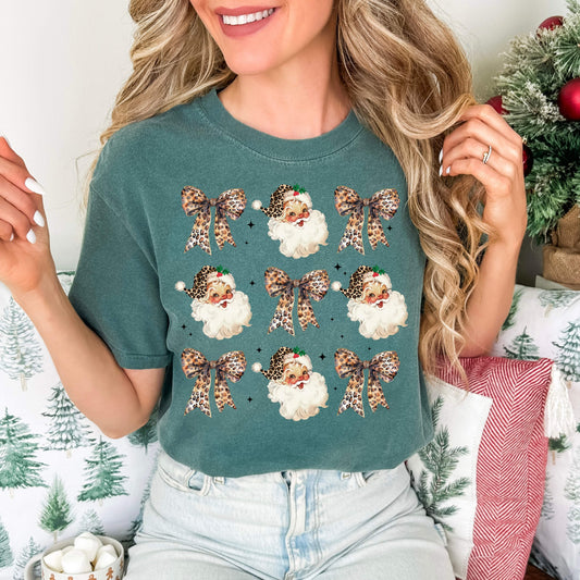 Leopard Vintage Santa