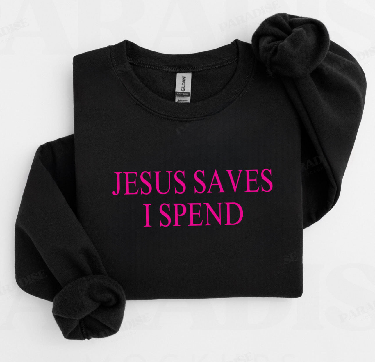 Jesus Saves. I Spend.