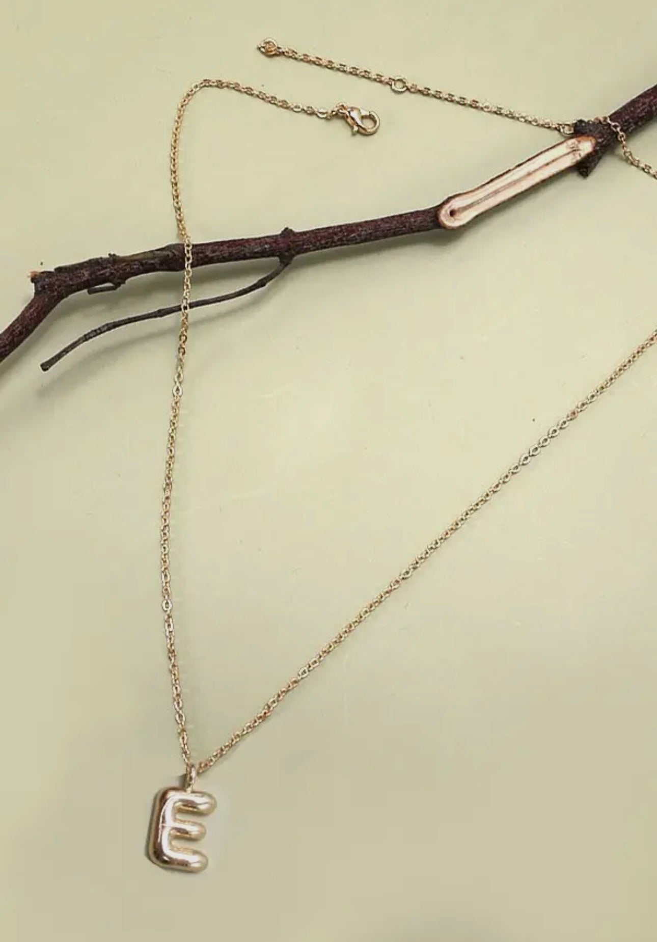 Personalized Bubble Balloon Initial Necklace