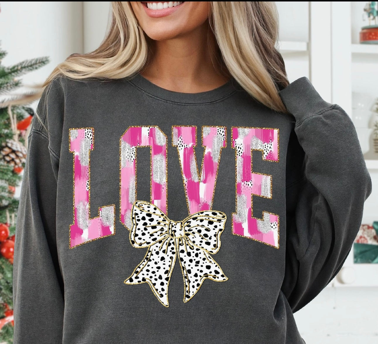 Love Polka Dot Bow