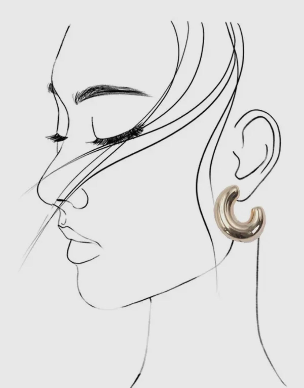 Balloon Gold Earrings