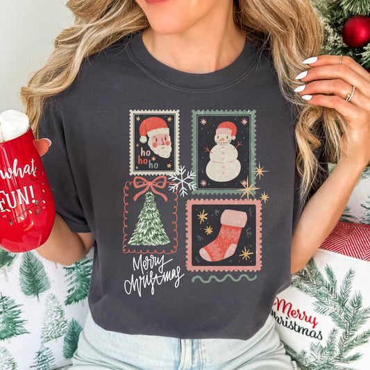 Santa Christmas Stamps