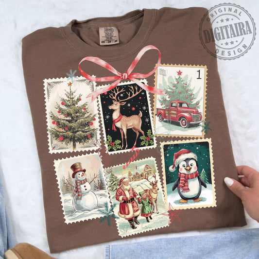 Vintage Christmas Stamp