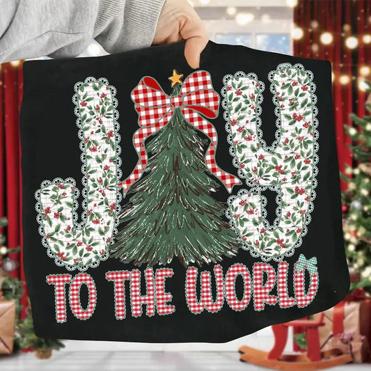 Joy To The World Gingham