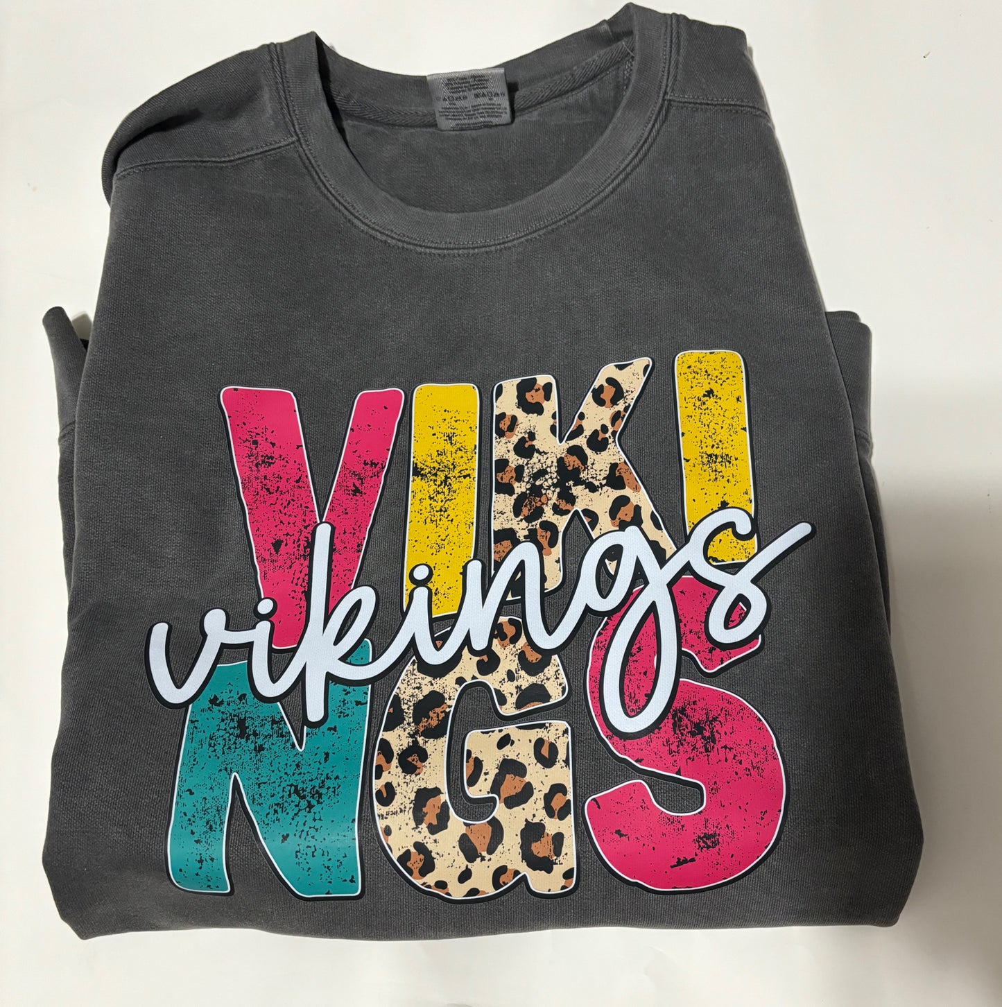 Vikings Leopard Sweatshirt