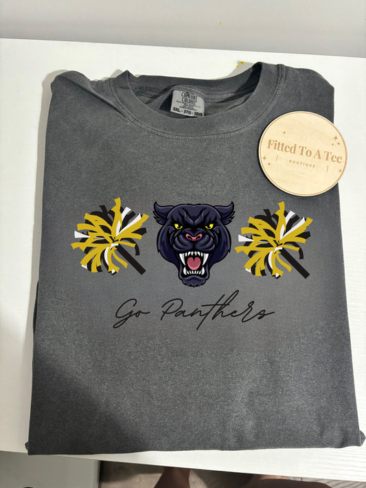 Woodville Panthers Pom Pom Tshirt