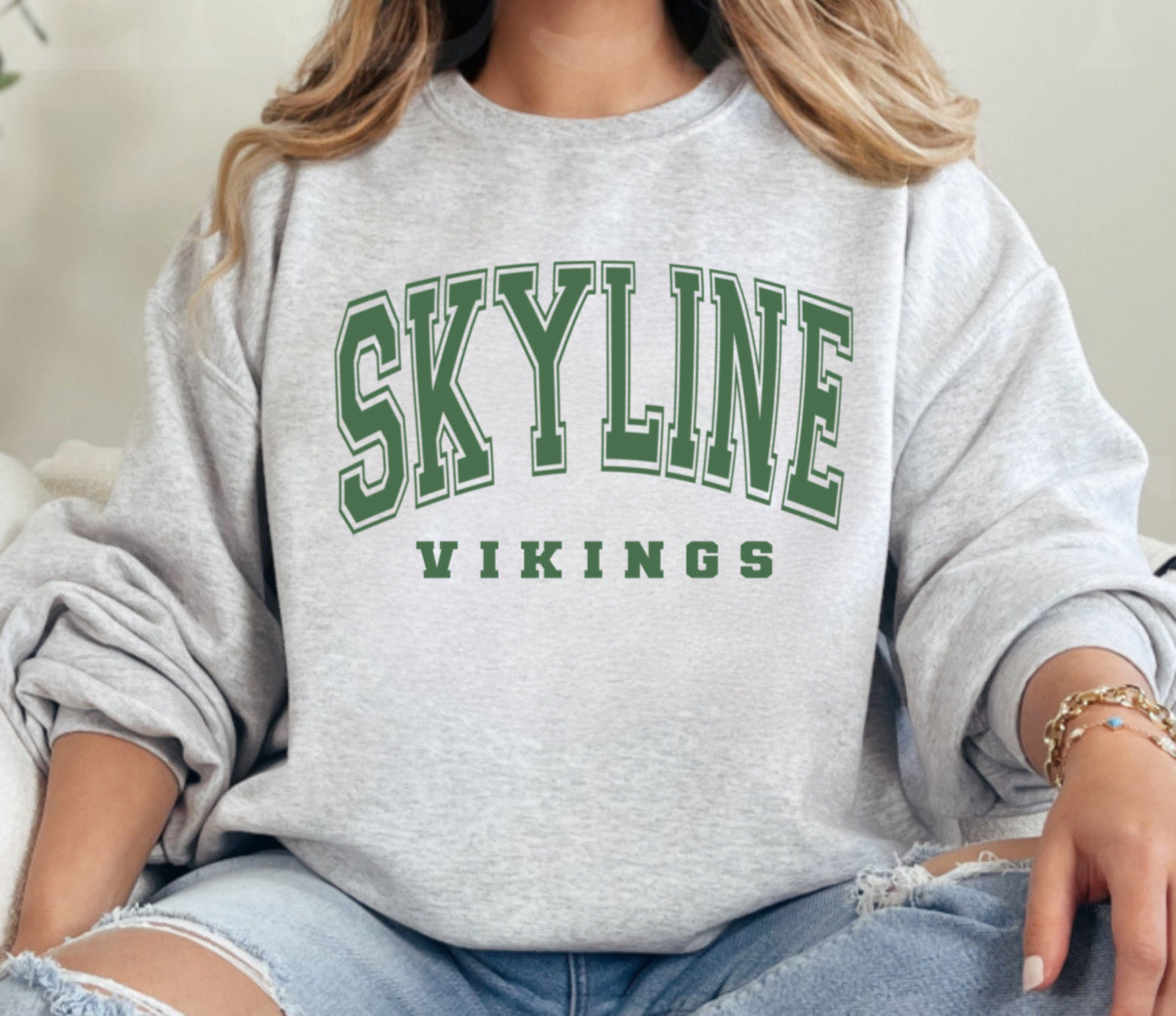 Skyline Vikings Vintage Sweatshirt