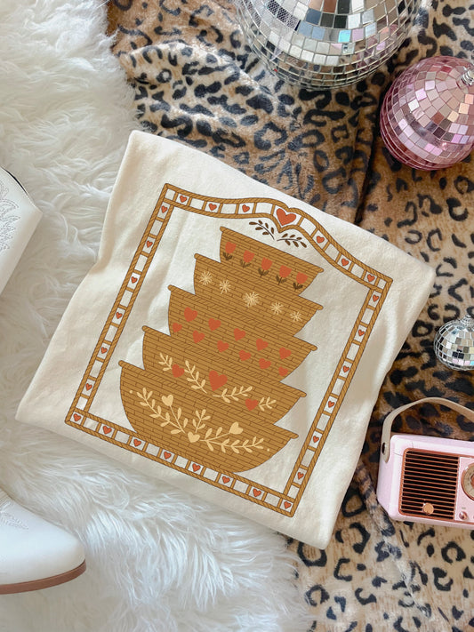 Vintage Brown Mixing Bowls