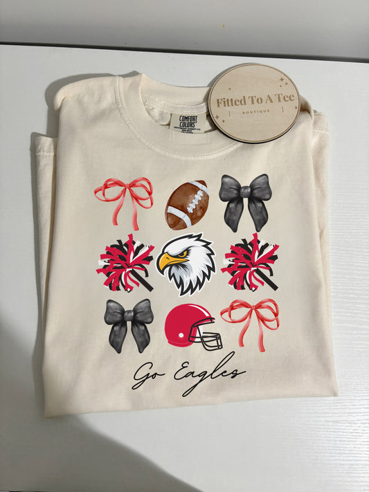 Pisgah Eagles Bow Tshirt