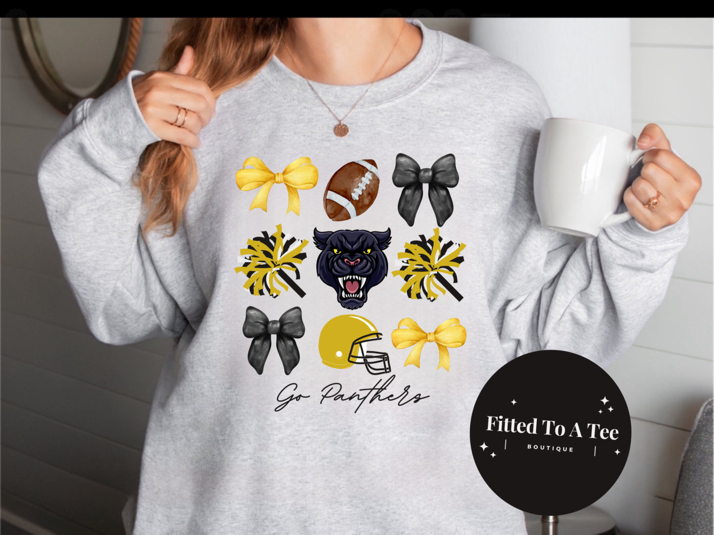 Woodville Panthers Bows Sweatshirt