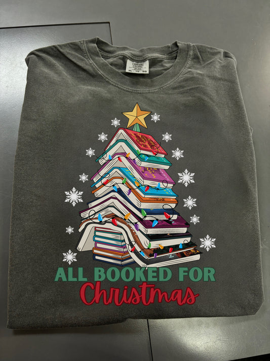 All Booked For Christmas Tee