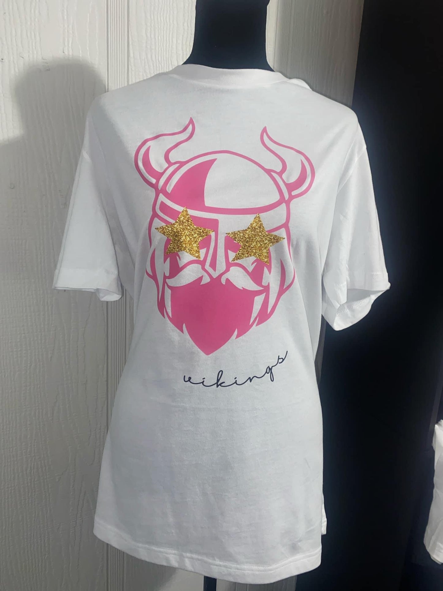 Pink Vikings Preppy Tshirt