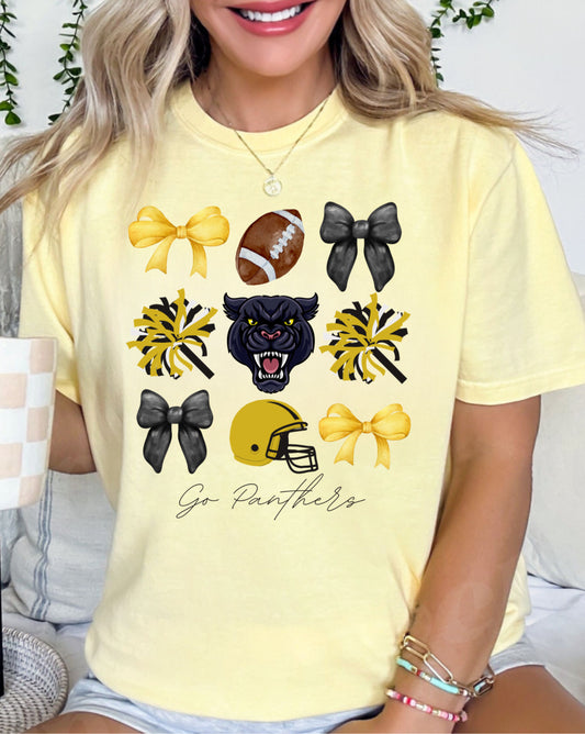 Woodville Panthers Bows Tshirt