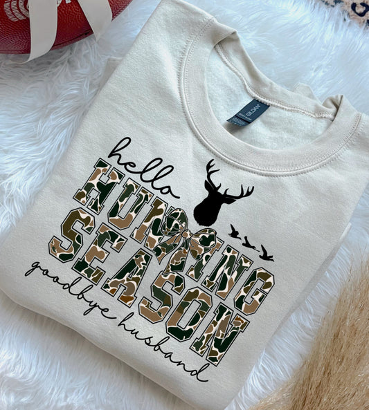 Hello Hunting Season Goodbye Husband