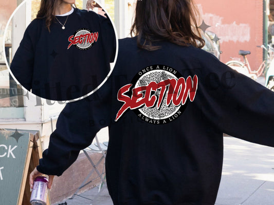 Section Old Row Style Sweatshirt