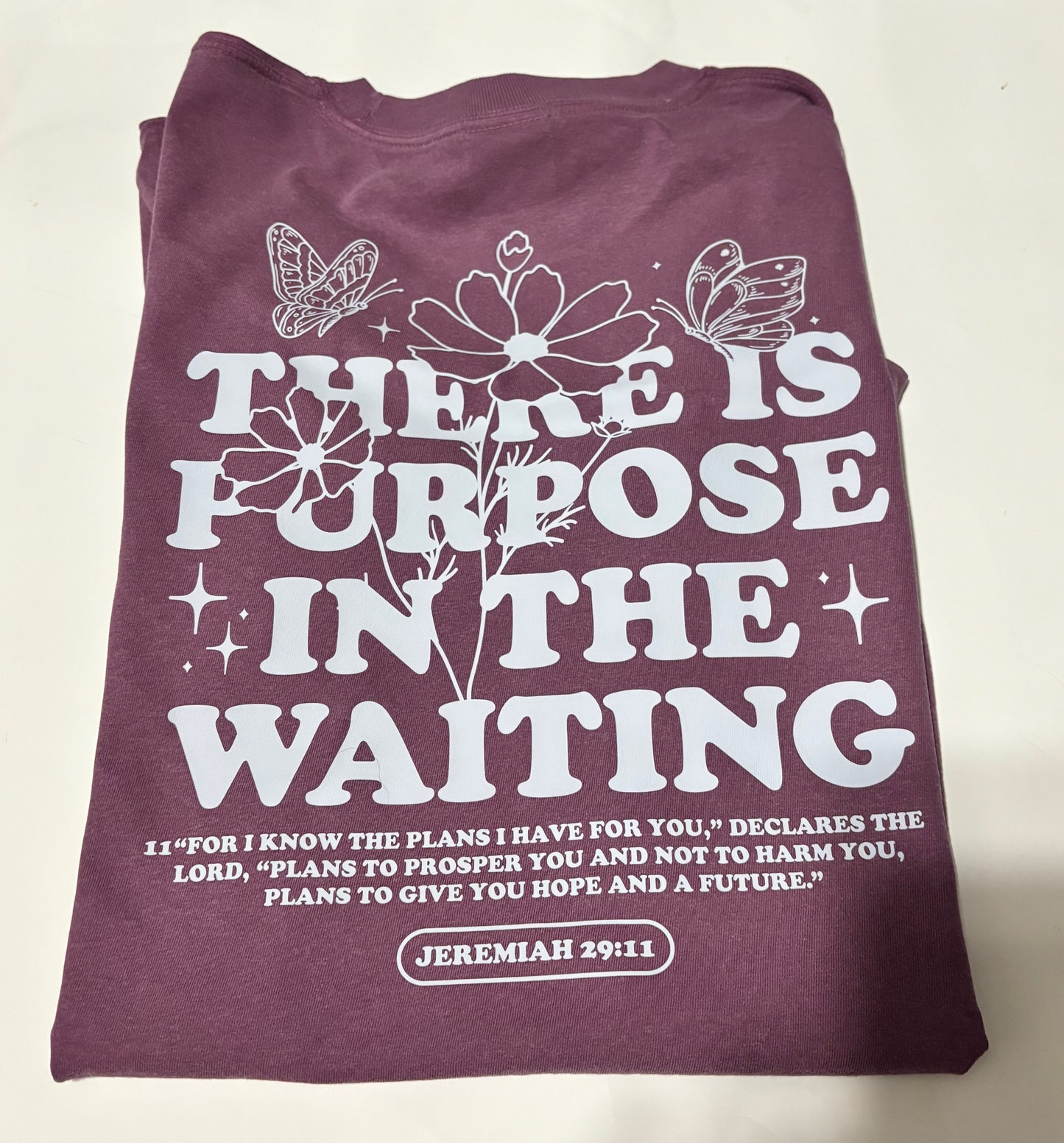 Created With a Purpose Front and Back Tshirt