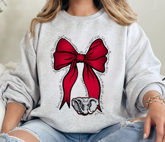 Alabama Bow Sweatshirt