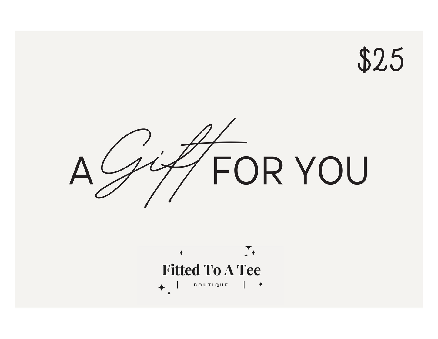 Gift Certificate