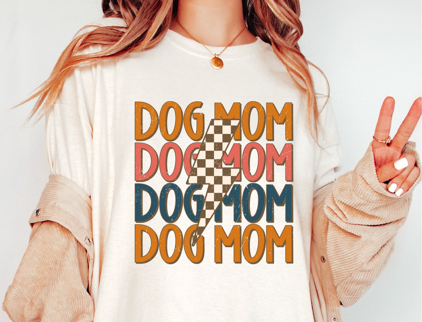 Dog Mom Lighting Bolt Tee